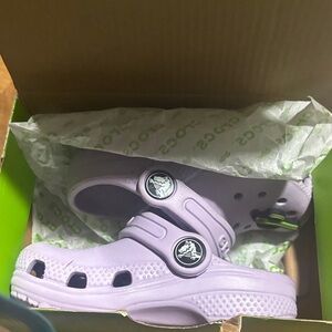 Like new CROCS Kids Light Lavender